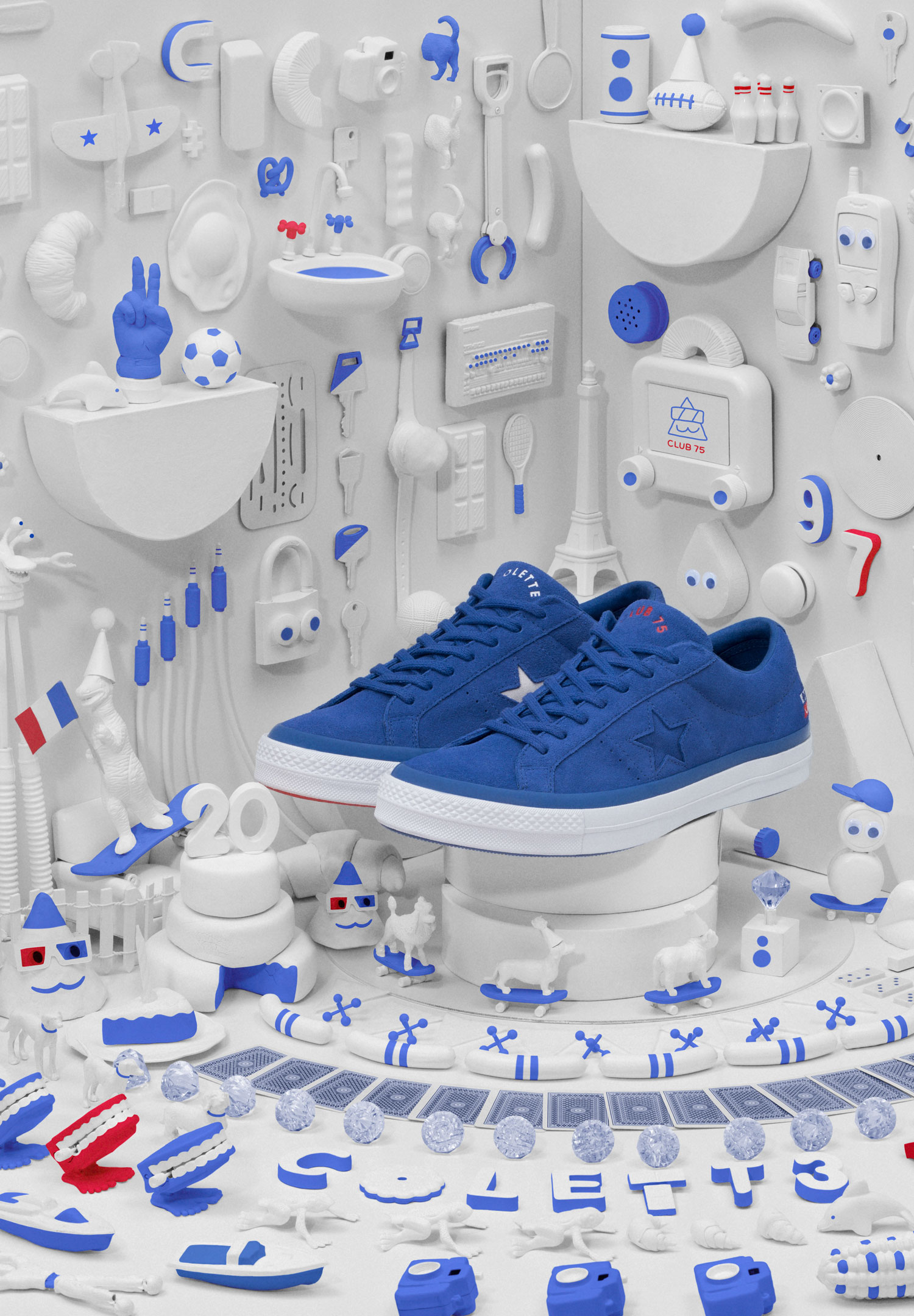 CONVERSE X COLETTE X CLUB 75 – A COLABORAÇÃO TRIPLE C