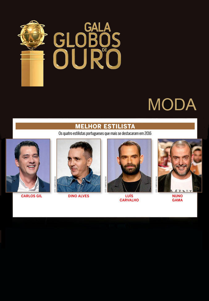 CARLOS GIL, DINO ALVES, LUÍS CARVALHO E NUNO GAMA NOMEADOS PARA GLOBOS DE OURO