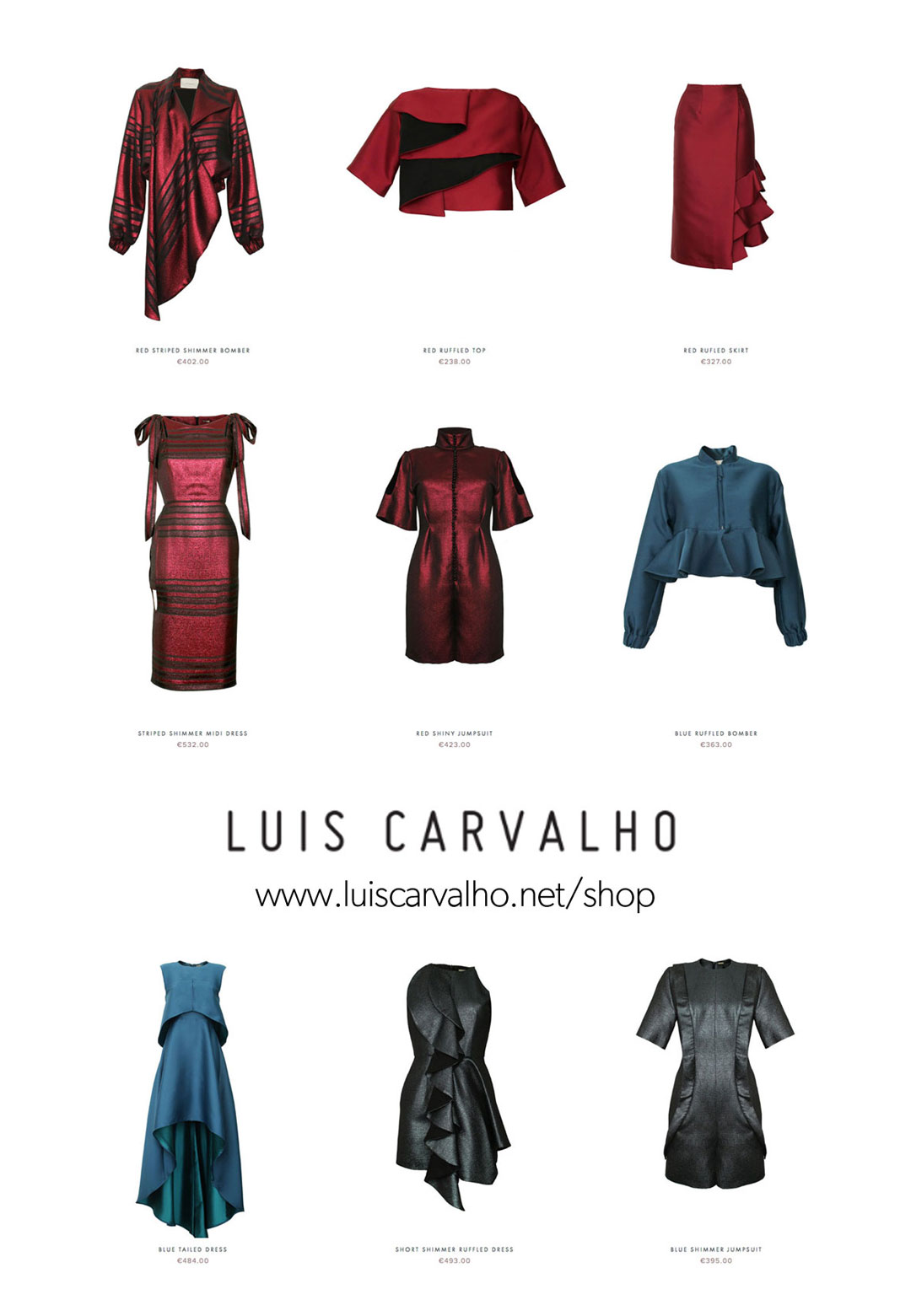 LUIS CARVALHO LANÇA LOJA ONLINE