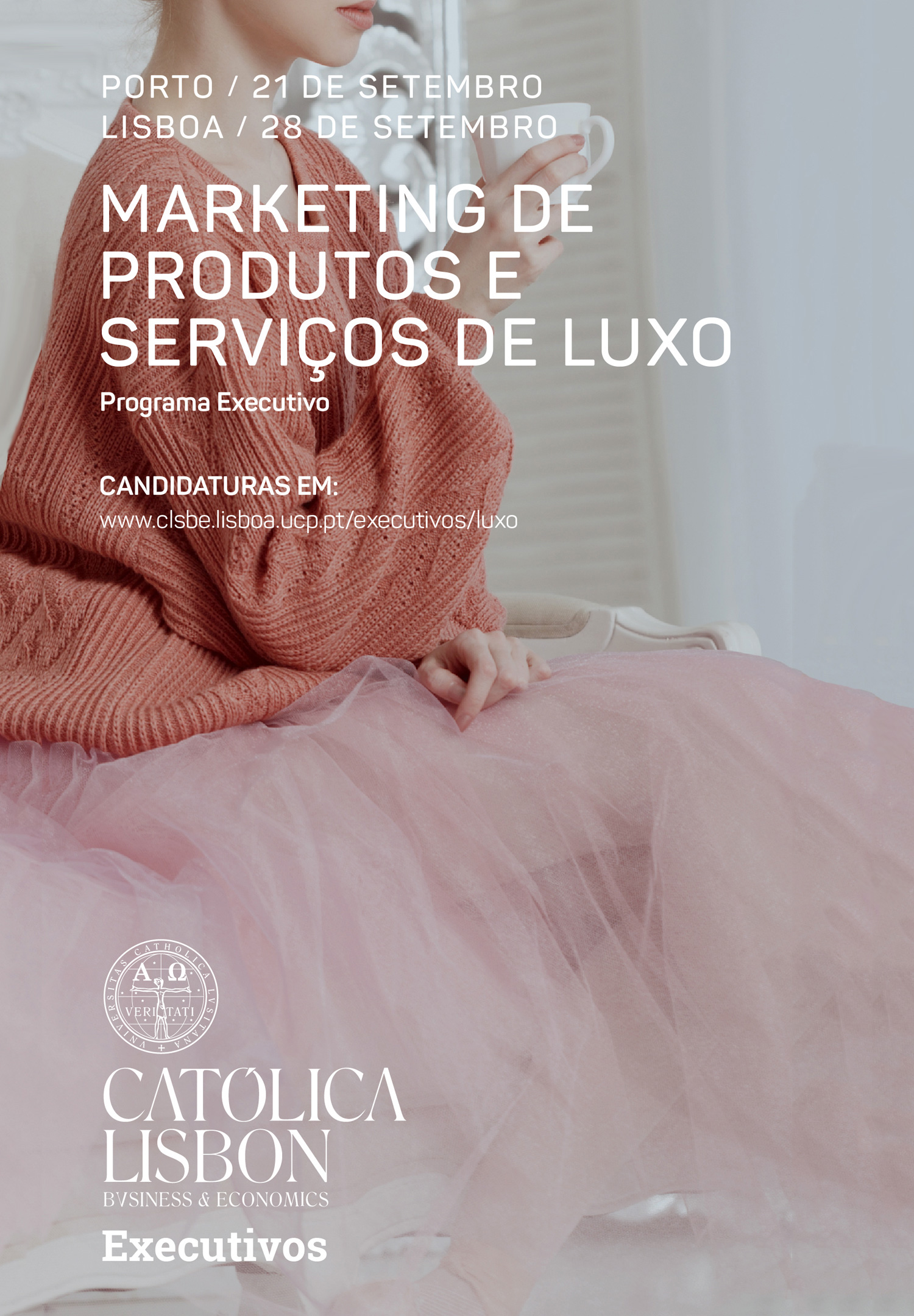 UNIVERSIDADE CATÓLICA ABRE CANDIDATURAS PARA PROGRAMA DE MARKETING DE PRODUTOS E SERVIÇOS DE LUXO