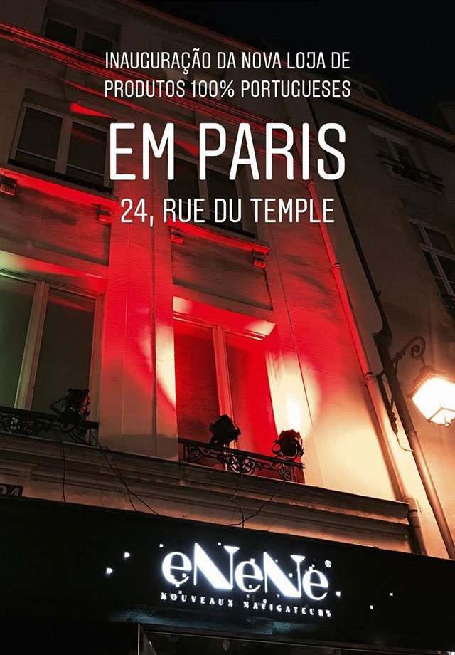 CONCEPT STORE PORTUGUESA ENENE INAUGUROU ONTEM EM PARIS